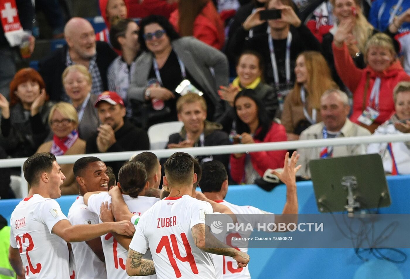 Футбол. ЧМ-2018. Матч Сербия - Швейцария