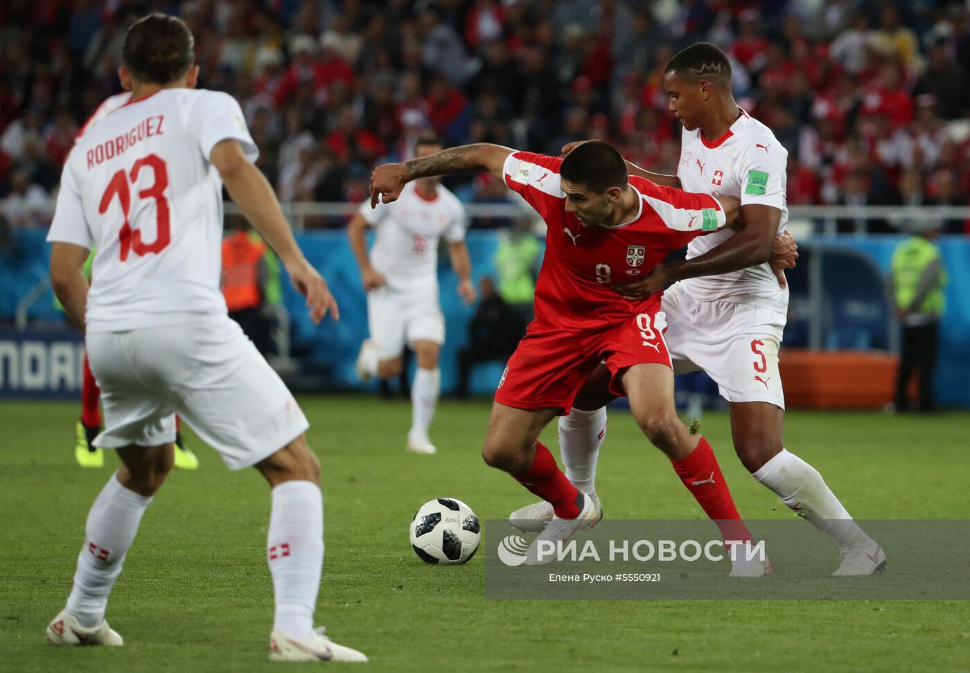 Футбол. ЧМ-2018. Матч Сербия - Швейцария