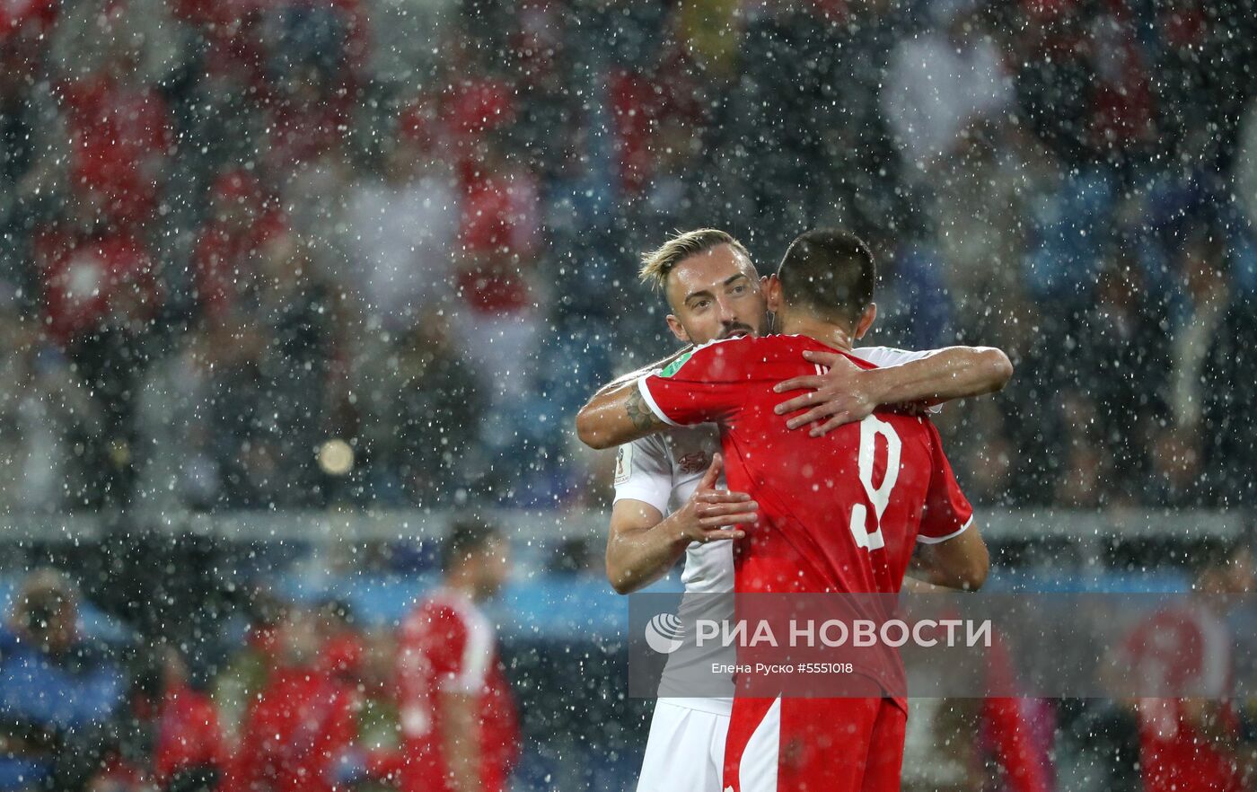 Футбол. ЧМ-2018. Матч Сербия - Швейцария