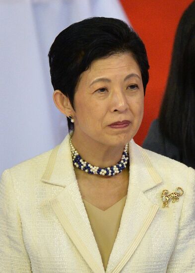 Принцесса Японии приняла участие в показательных выступлениях по кюдо