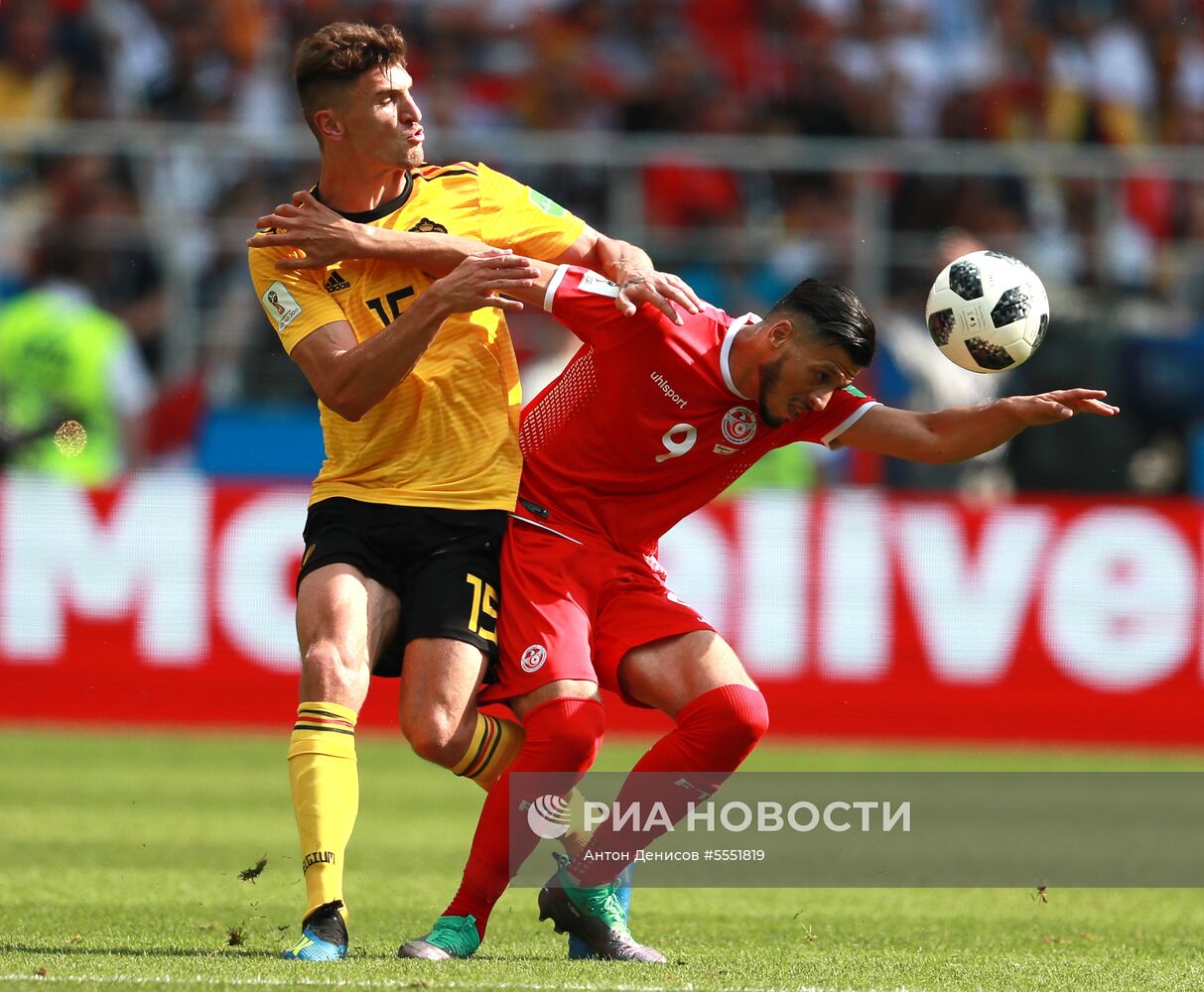 Футбол. ЧМ-2018. Матч Бельгия - Тунис