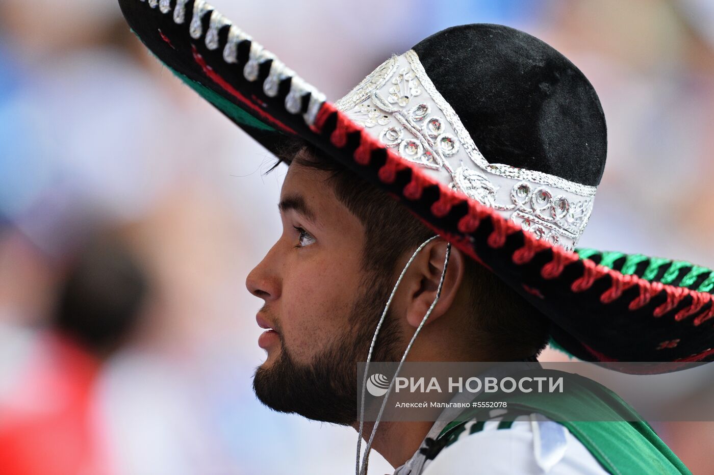 Болельщики перед матчем ЧМ-2018 по футболу между сборными Республики Корея и Мексики