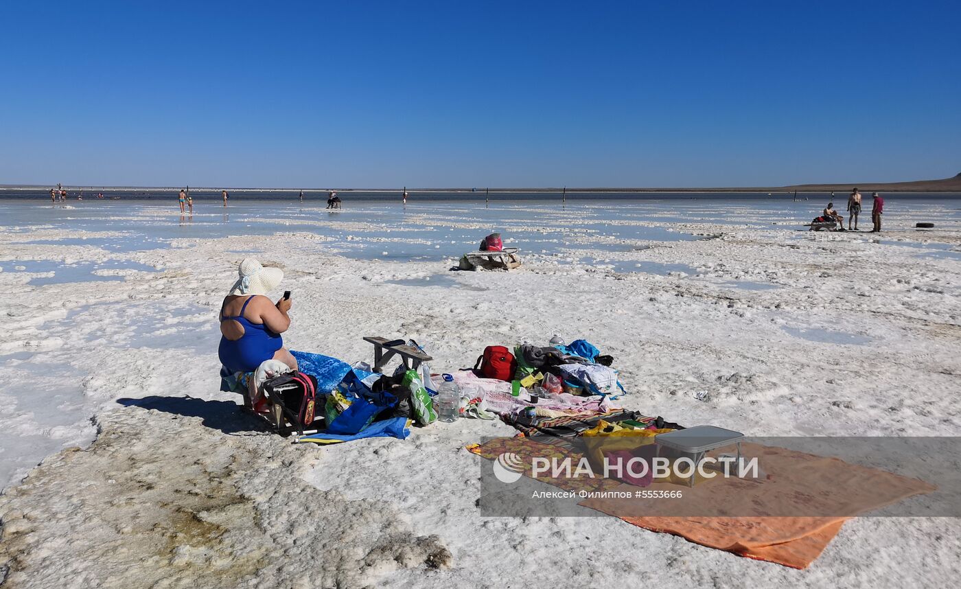 Соляное озеро Баскунчак