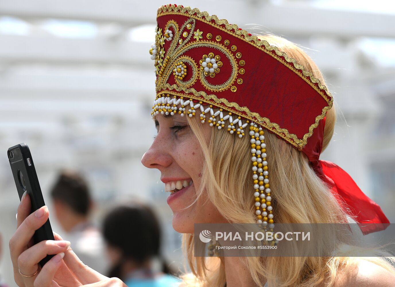 Болельщики перед матчем ЧМ-2018 по футболу между сборными Англии и Панамы