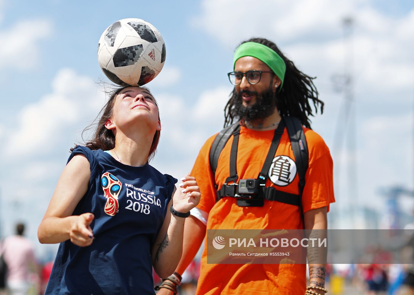 Болельщики перед матчем ЧМ-2018 по футболу между сборными Англии и Панамы