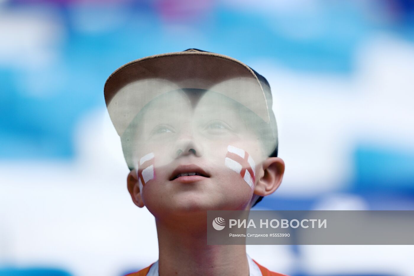 Болельщики перед матчем ЧМ-2018 по футболу между сборными Англии и Панамы