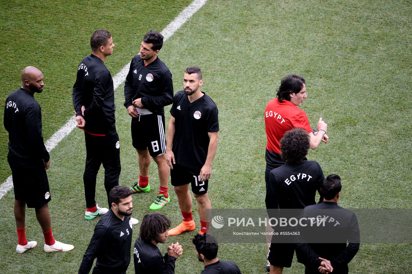 Футбол. ЧМ-2018. Тренировка сборной Египта