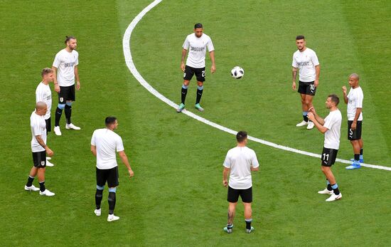 Футбол. ЧМ-2018. Матч Уругвай - Россия