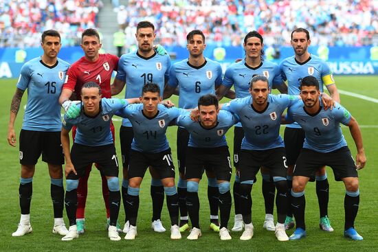 Футбол. ЧМ-2018. Матч Уругвай - Россия