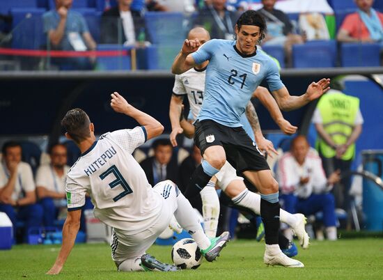 Футбол. ЧМ-2018. Матч Уругвай - Россия