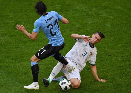 Футбол. ЧМ-2018. Матч Уругвай - Россия