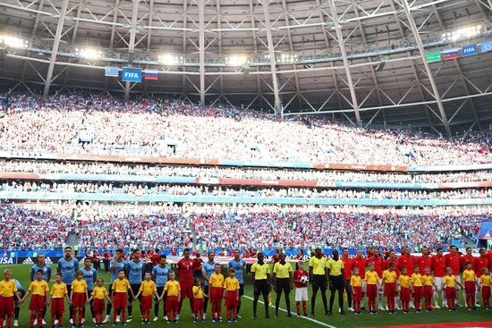 Футбол. ЧМ-2018. Матч Уругвай - Россия