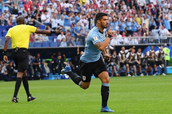 Футбол. ЧМ-2018. Матч Уругвай - Россия