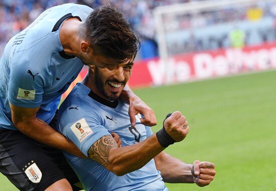 Футбол. ЧМ-2018. Матч Уругвай - Россия