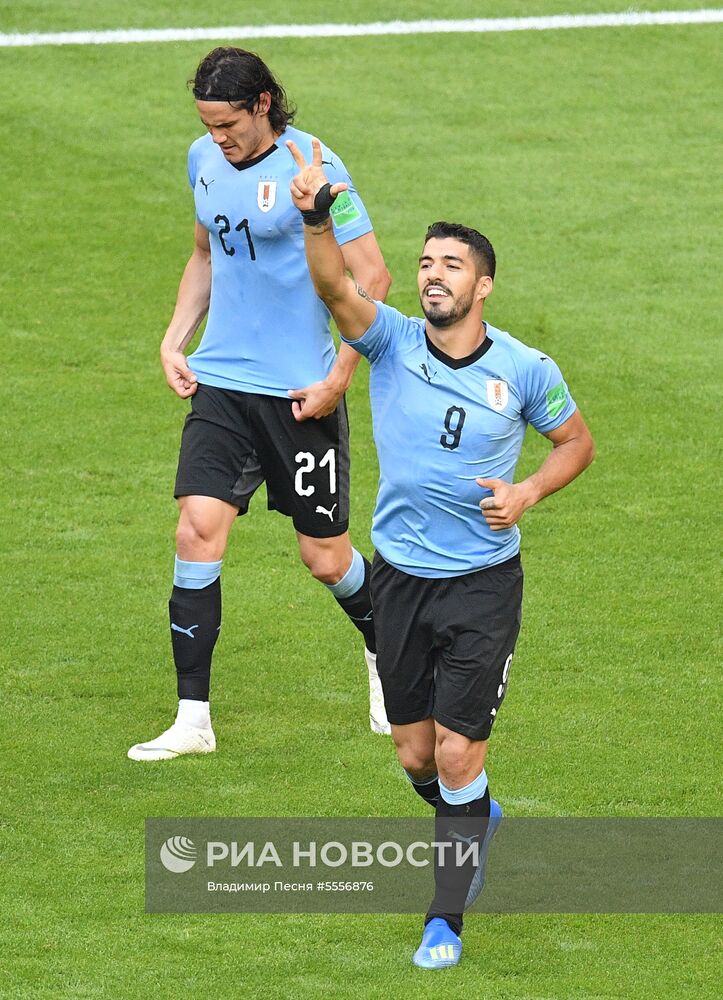 Футбол. ЧМ-2018. Матч Уругвай - Россия