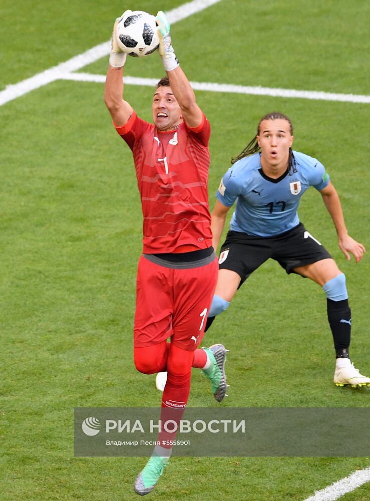 Футбол. ЧМ-2018. Матч Уругвай - Россия