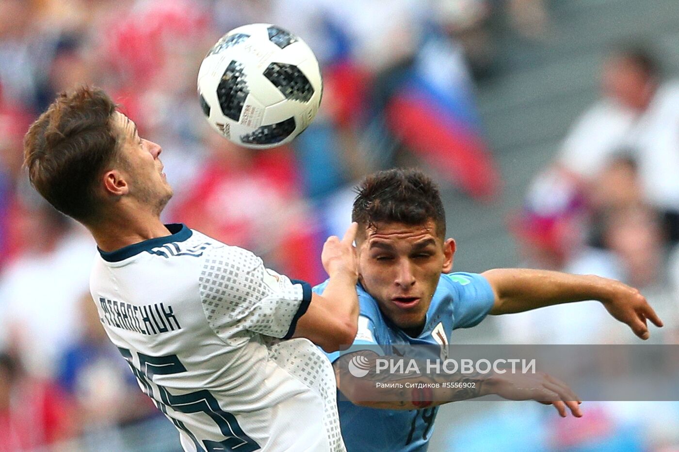 Футбол. ЧМ-2018. Матч Уругвай - Россия