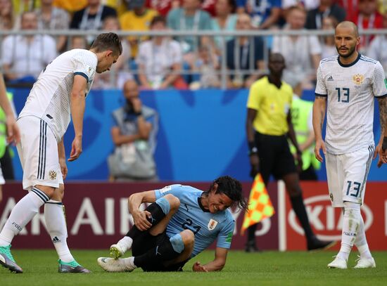 Футбол. ЧМ-2018. Матч Уругвай - Россия