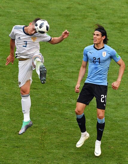 Футбол. ЧМ-2018. Матч Уругвай - Россия