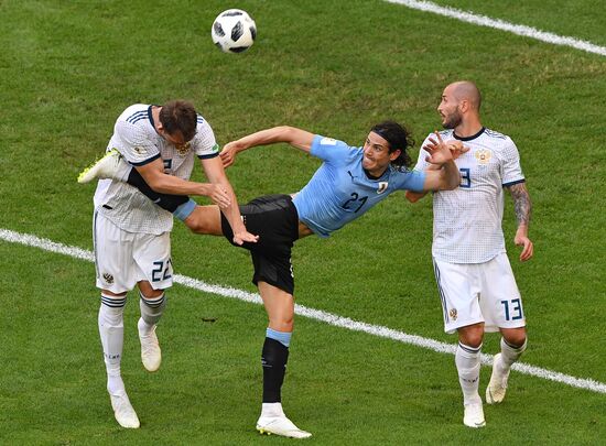 Футбол. ЧМ-2018. Матч Уругвай - Россия