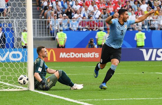 Футбол. ЧМ-2018. Матч Уругвай - Россия