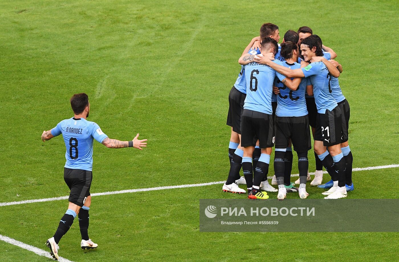 Футбол. ЧМ-2018. Матч Уругвай - Россия