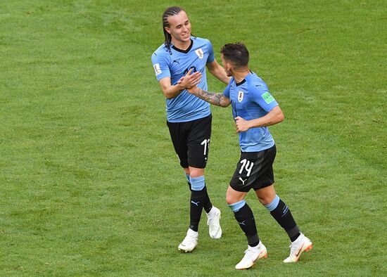 Футбол. ЧМ-2018. Матч Уругвай - Россия