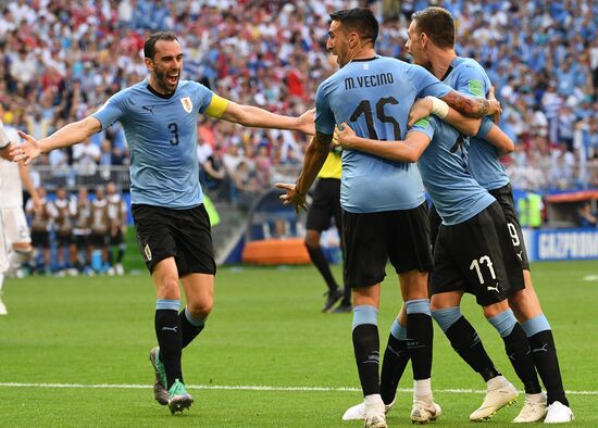 Футбол. ЧМ-2018. Матч Уругвай - Россия