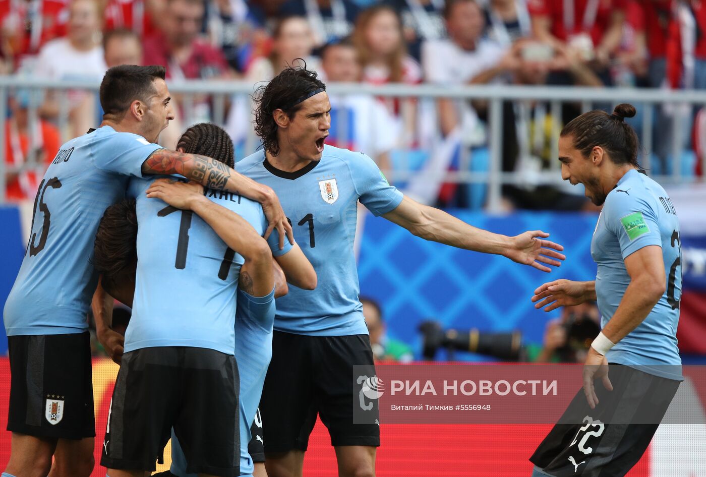Футбол. ЧМ-2018. Матч Уругвай - Россия