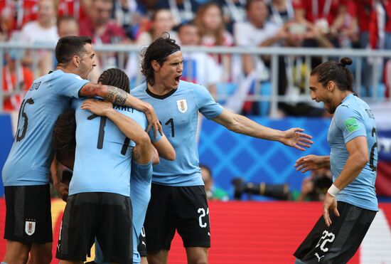 Футбол. ЧМ-2018. Матч Уругвай - Россия