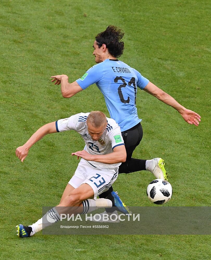 Футбол. ЧМ-2018. Матч Уругвай - Россия