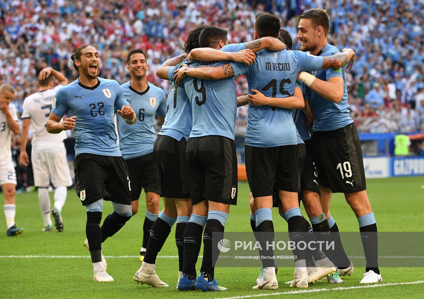 Футбол. ЧМ-2018. Матч Уругвай - Россия