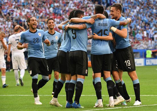 Футбол. ЧМ-2018. Матч Уругвай - Россия