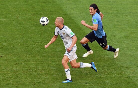 Футбол. ЧМ-2018. Матч Уругвай - Россия