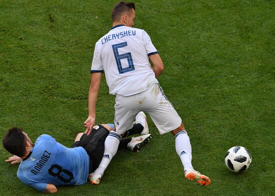 Футбол. ЧМ-2018. Матч Уругвай - Россия