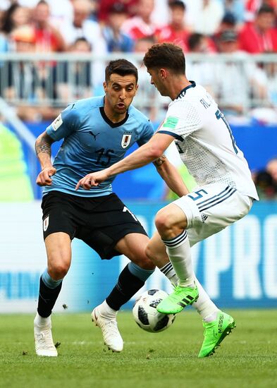 Футбол. ЧМ-2018. Матч Уругвай - Россия