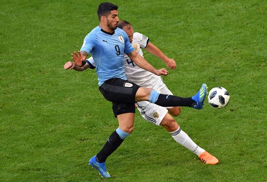 Футбол. ЧМ-2018. Матч Уругвай - Россия