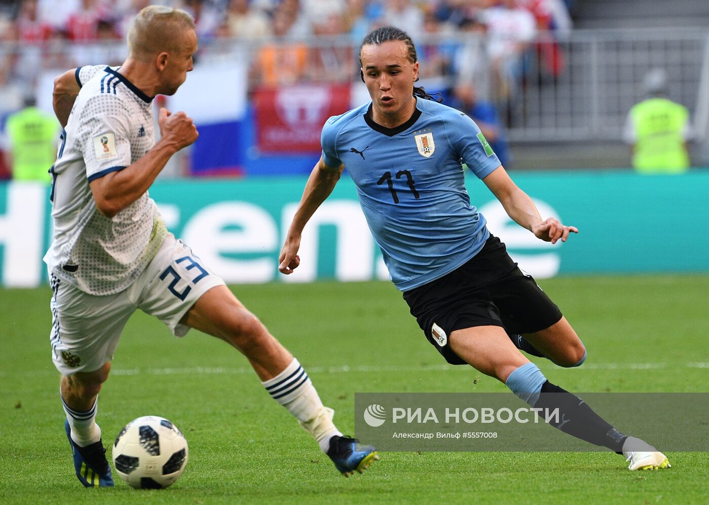 Футбол. ЧМ-2018. Матч Уругвай - Россия