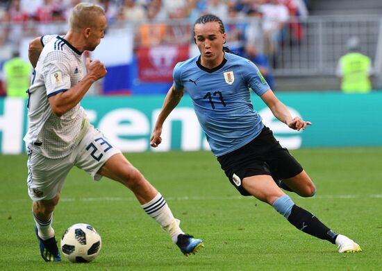 Футбол. ЧМ-2018. Матч Уругвай - Россия