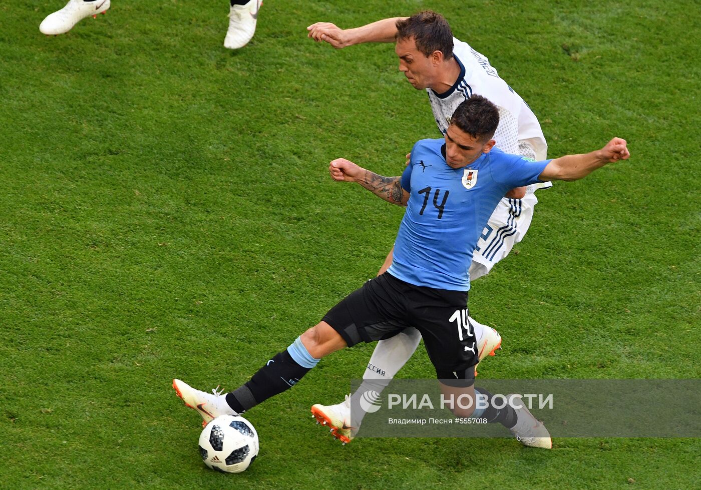 Футбол. ЧМ-2018. Матч Уругвай - Россия