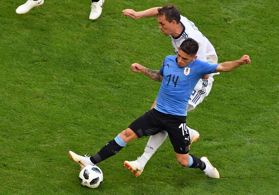 Футбол. ЧМ-2018. Матч Уругвай - Россия