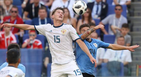 Футбол. ЧМ-2018. Матч Уругвай - Россия