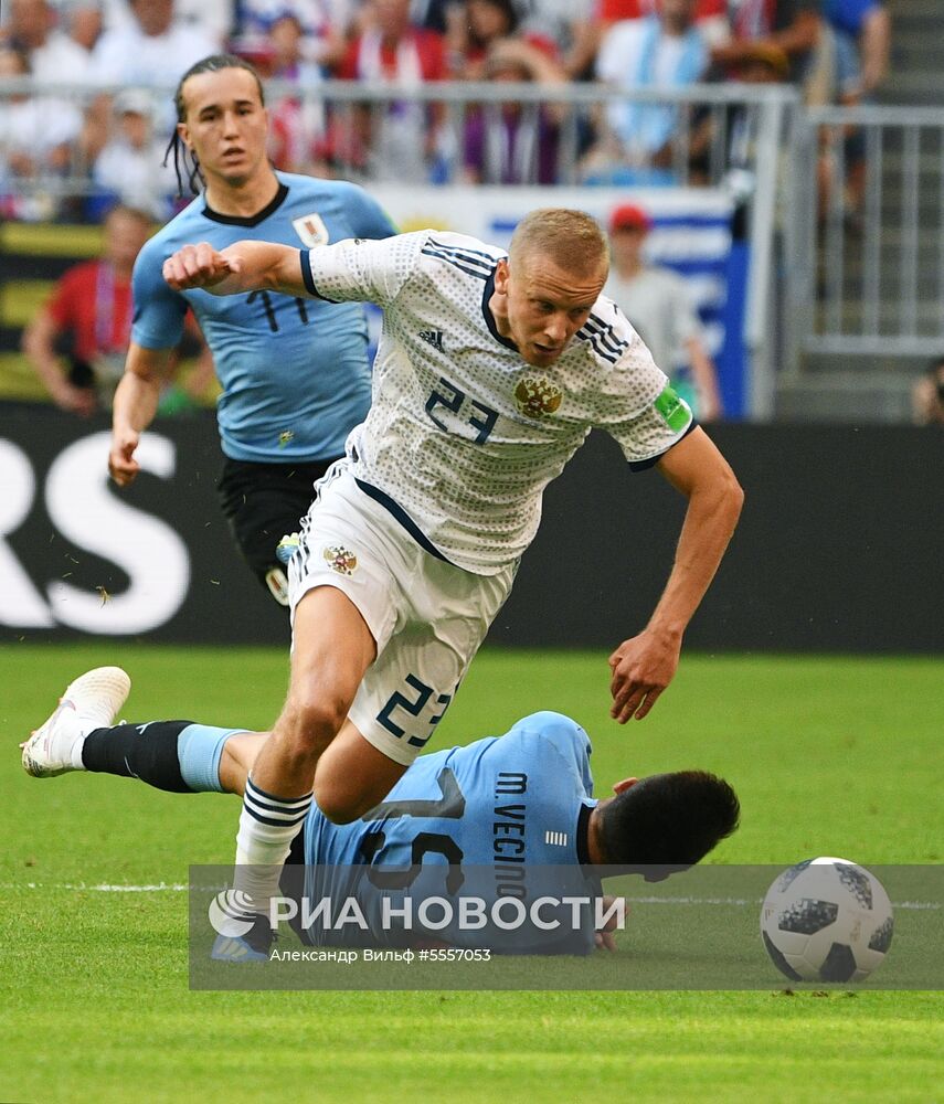 Футбол. ЧМ-2018. Матч Уругвай - Россия