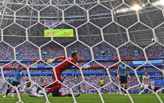 Футбол. ЧМ-2018. Матч Уругвай - Россия