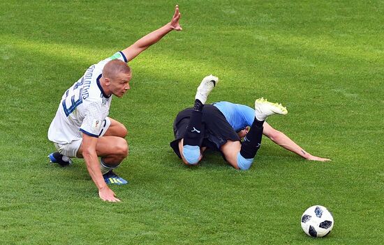 Футбол. ЧМ-2018. Матч Уругвай - Россия