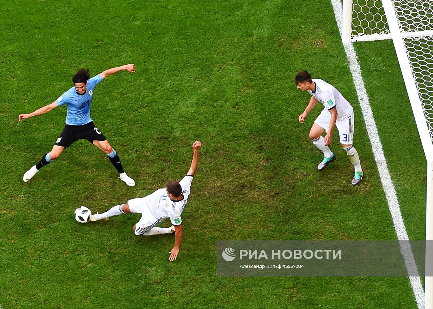 Футбол. ЧМ-2018. Матч Уругвай - Россия