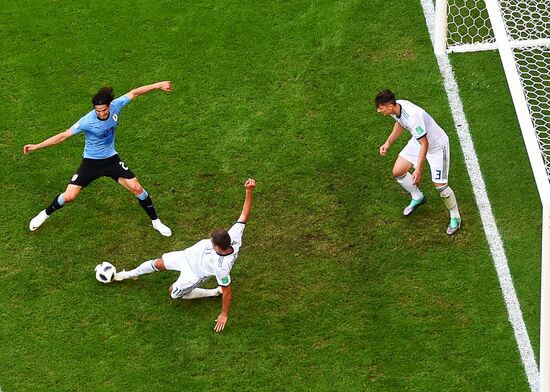 Футбол. ЧМ-2018. Матч Уругвай - Россия