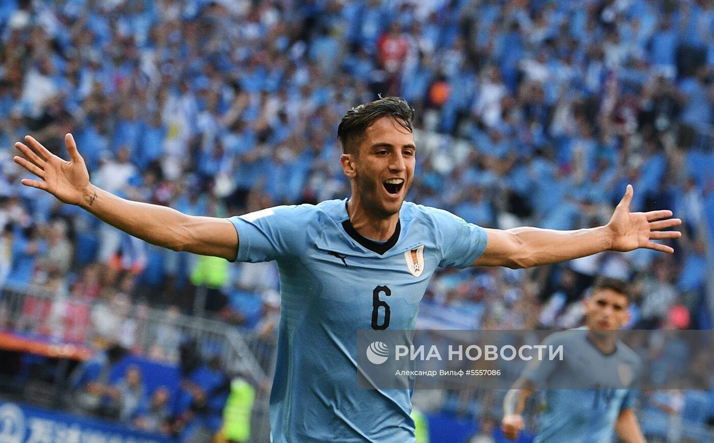 Футбол. ЧМ-2018. Матч Уругвай - Россия