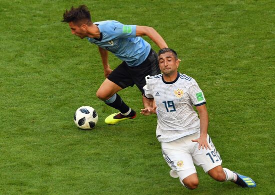 Футбол. ЧМ-2018. Матч Уругвай - Россия