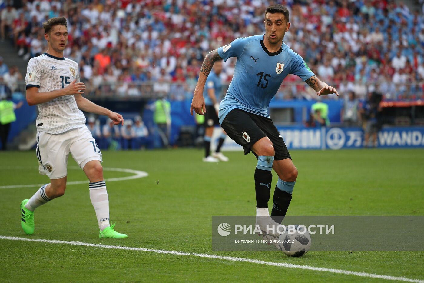 Футбол. ЧМ-2018. Матч Уругвай - Россия